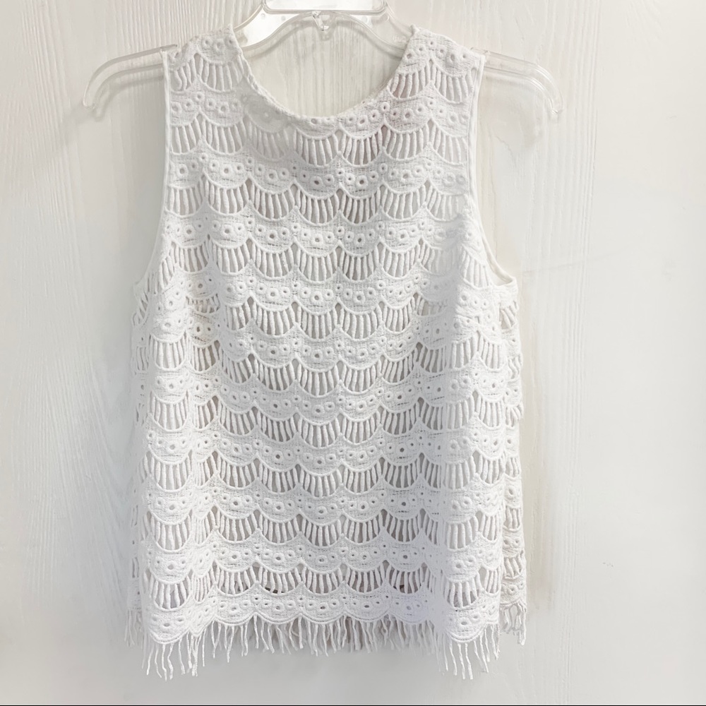 Lilly Pulitzer Iona Crochet Tassel Shell Small